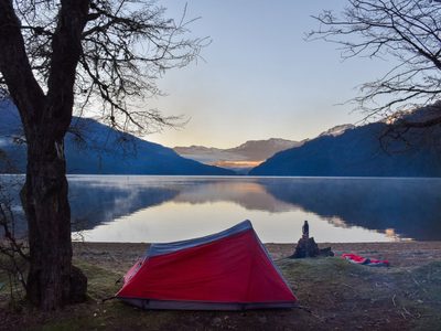 Tras el incendio, reabren los campings en la zona del lago Steffen