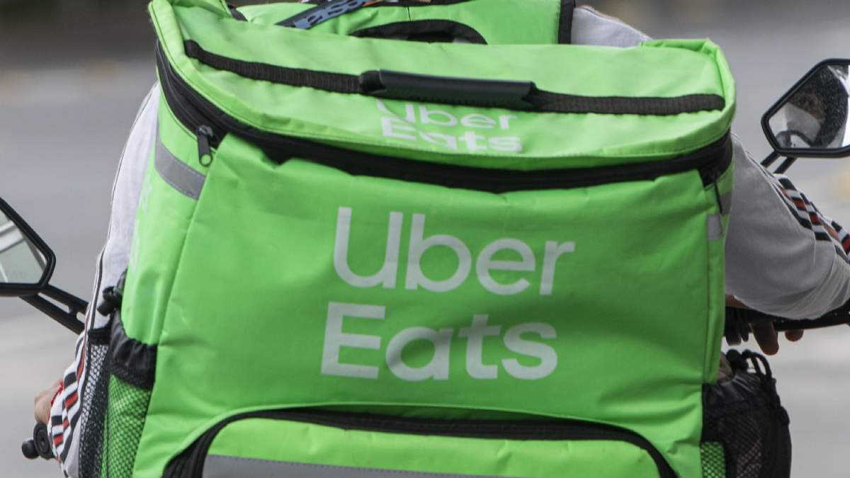 Repartidor de Uber Eats en la CDMX