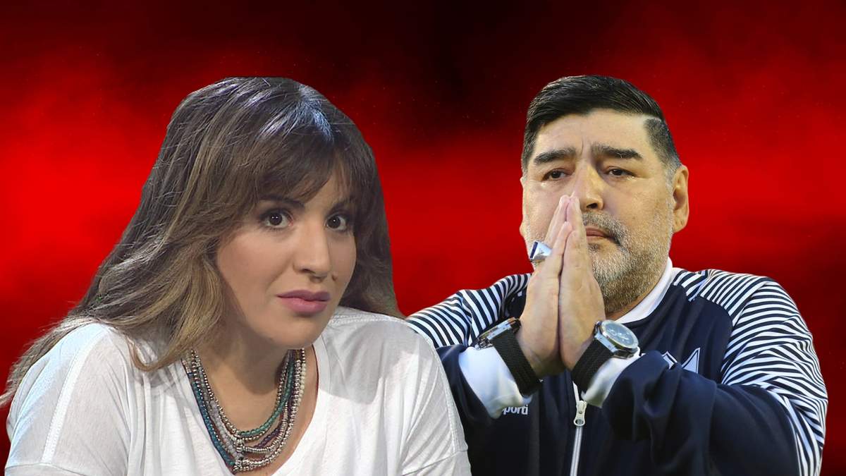 Diego y Gianinna Maradona. Fuente: (Minuto Neuquén)