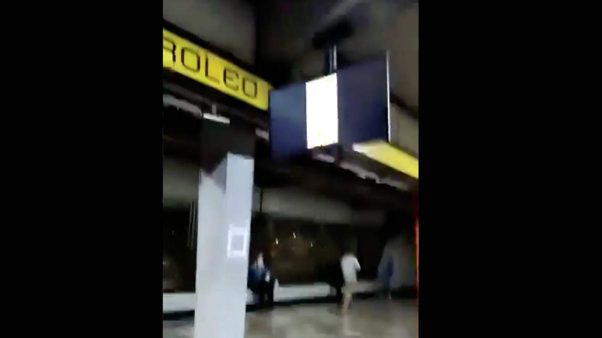 Escena del video que circuló en redes sociales