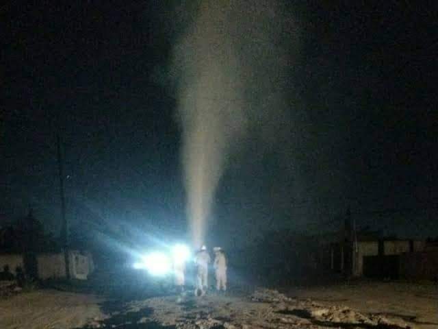 Fuga de hidrocarburo en Tlaxcoapan