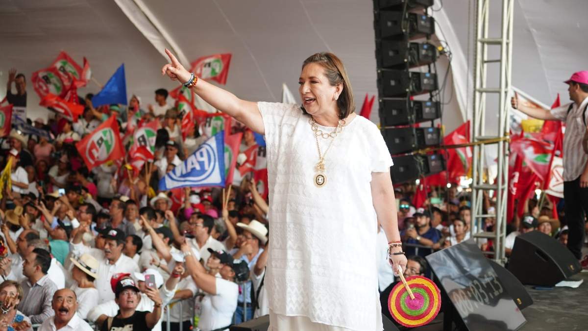 La aspirante presidencial