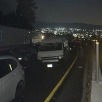 Diez horas duró el bloqueo de la autopista México-Puebla