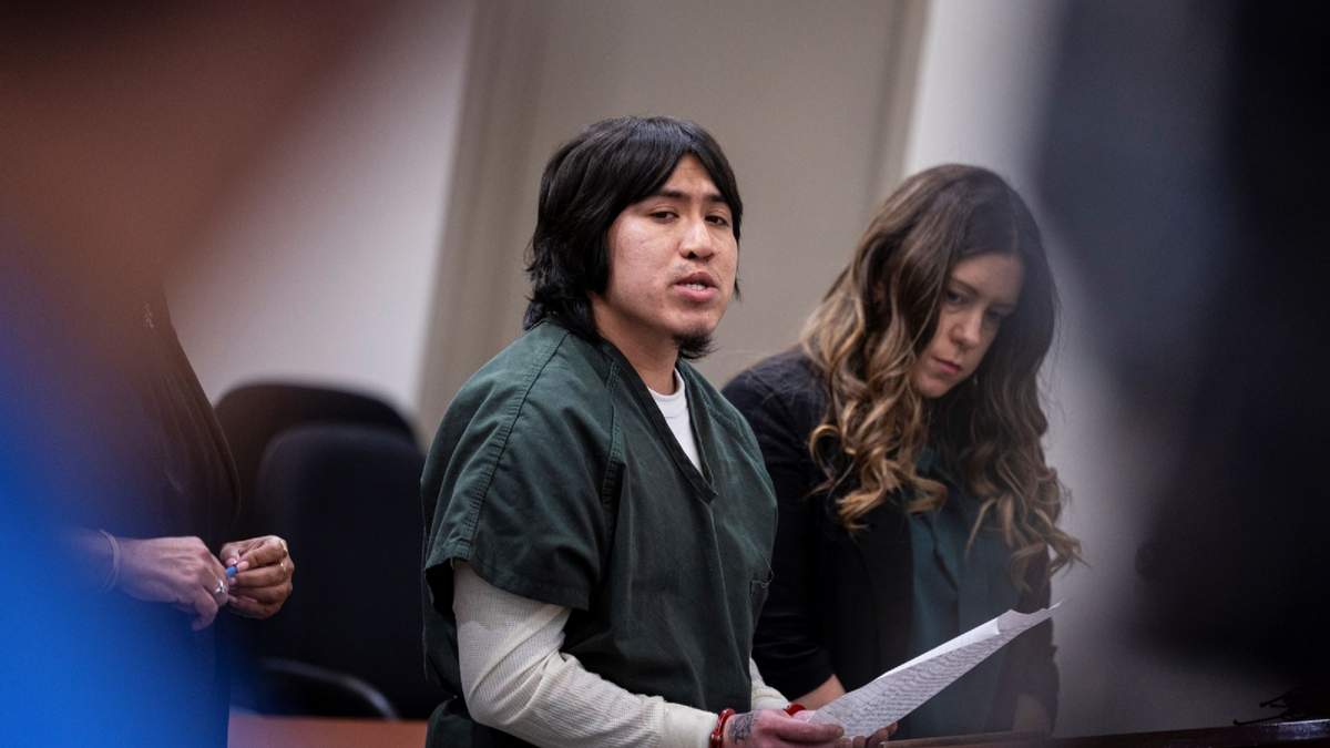 Brandon Ortiz Vite da una declaración antes de ser sentenciado