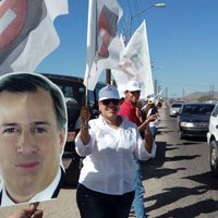 Priistas 'toman” las calles del país durante jornada de apoyo a Meade