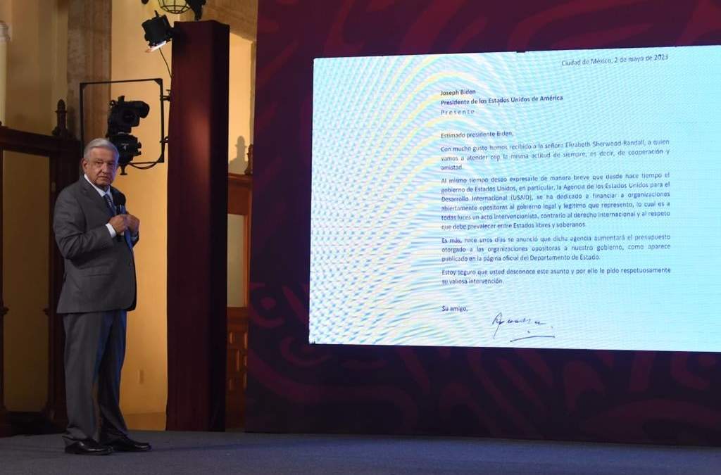 El presidente Andrés Manuel López Obrador envió una carta a su homólogo de Estados Unidos, Joe Biden