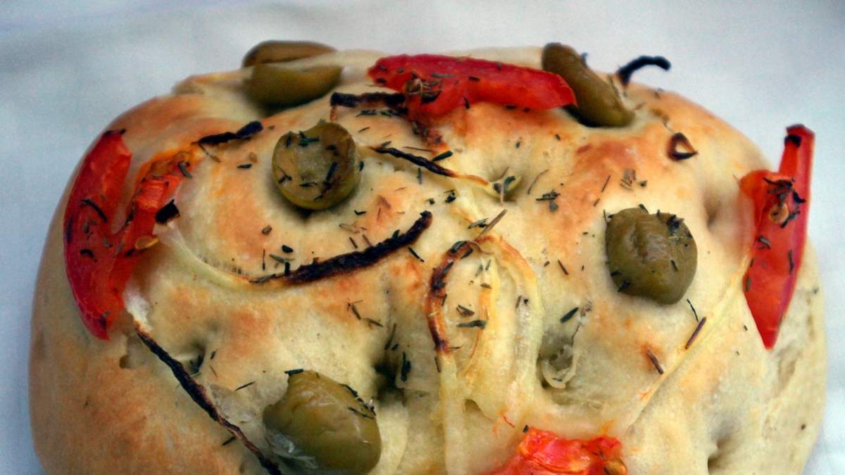 Mini focaccias saborizadas. Fuente: (X)