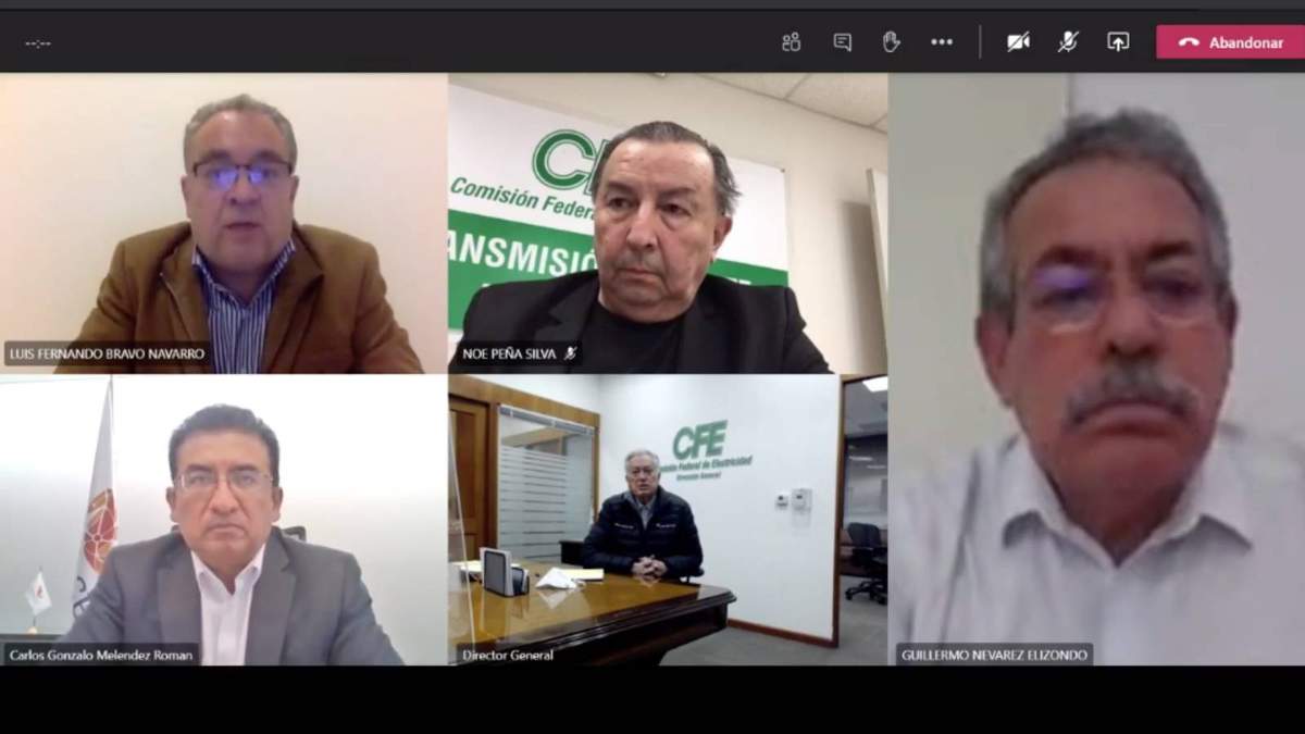 Conferencia de prensa virtual sobre el apagón