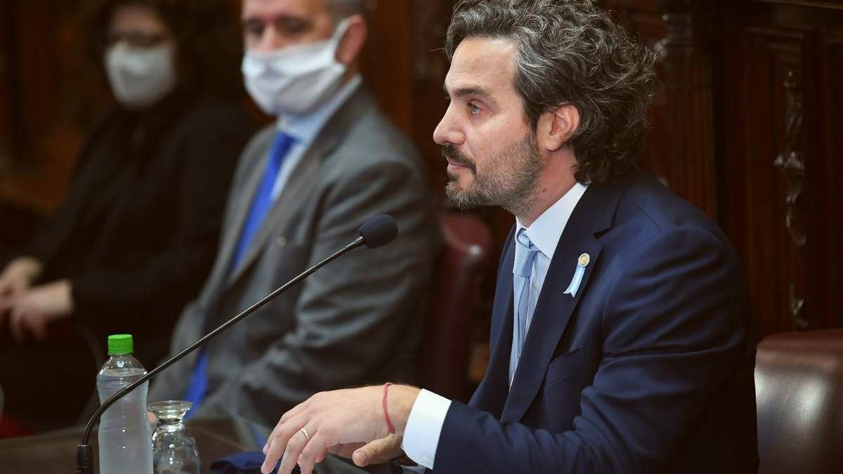 Santiago Cafiero, jefe de Gabinete de la Nación. Fuente: (Twitter)