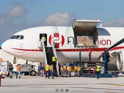 AIFA estrena terminal de carga; primer vuelo llegó procedente de EU