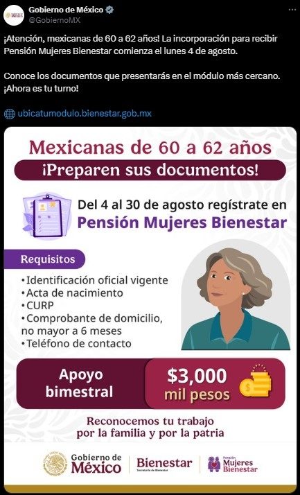 mujeres bienestar
