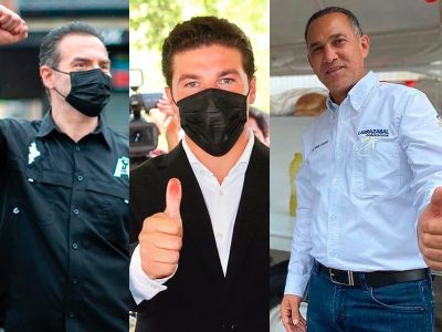Adrián de la Garza, Samuel García y Fernando Larrazábal se declaran ganadores en NL