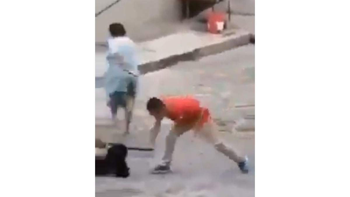 El pleito quedó grabado en video y fue difundido en redes