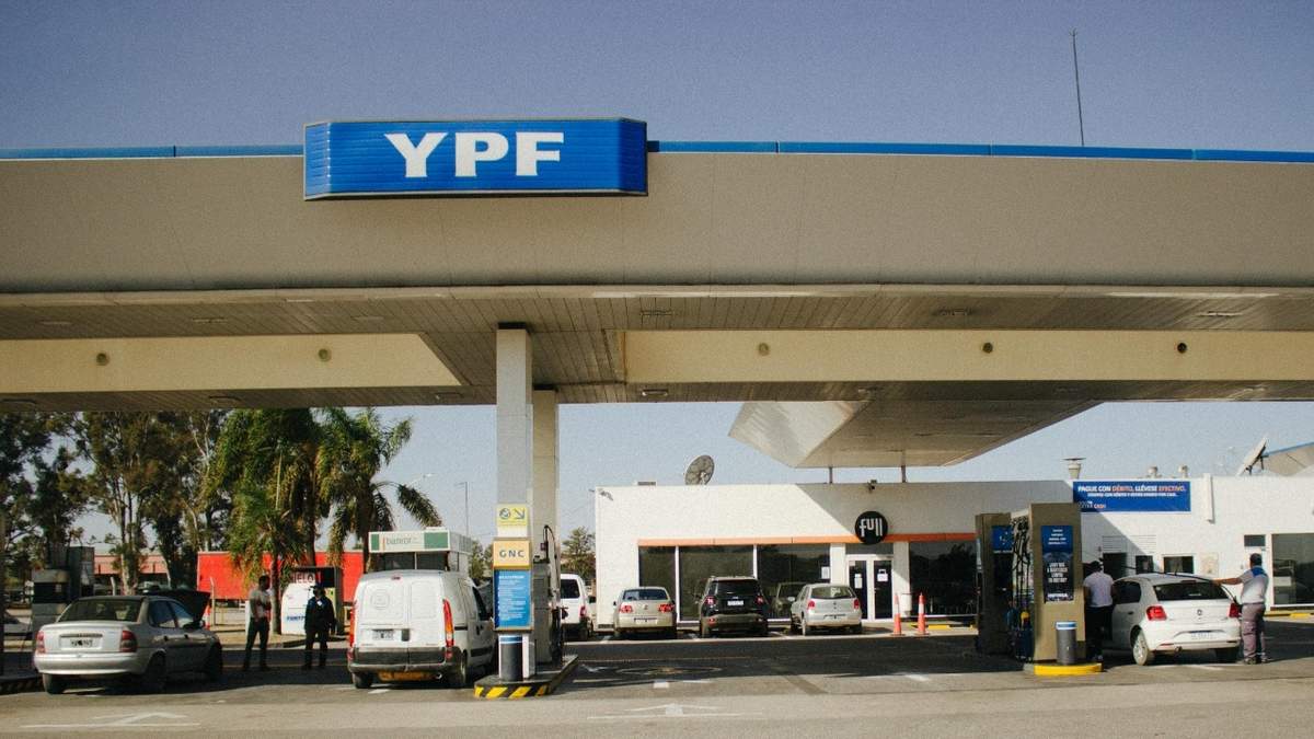 Estación de servicio de YPF. Fuente: (Twitter)