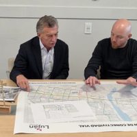 Gira del PRO: Pradines buscó a Macri y se lo llevó a ver a Allasino