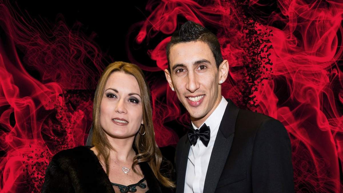 Jorgelina Cardoso y Ángel Di María. Fuente: (Minuto Neuquén)
