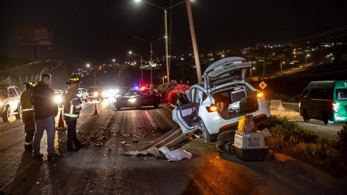 El accidente del automóvil Tesla