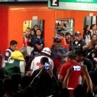 Balean a pasajero tras riña dentro de un vagón en la Línea B del Metro (Video)