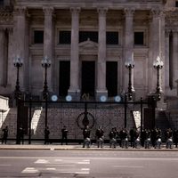 Fuerte operativo de seguridad en el Congreso por el debate al veto de Milei