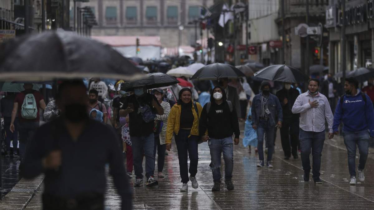 Lluvia en la Ciudad de México