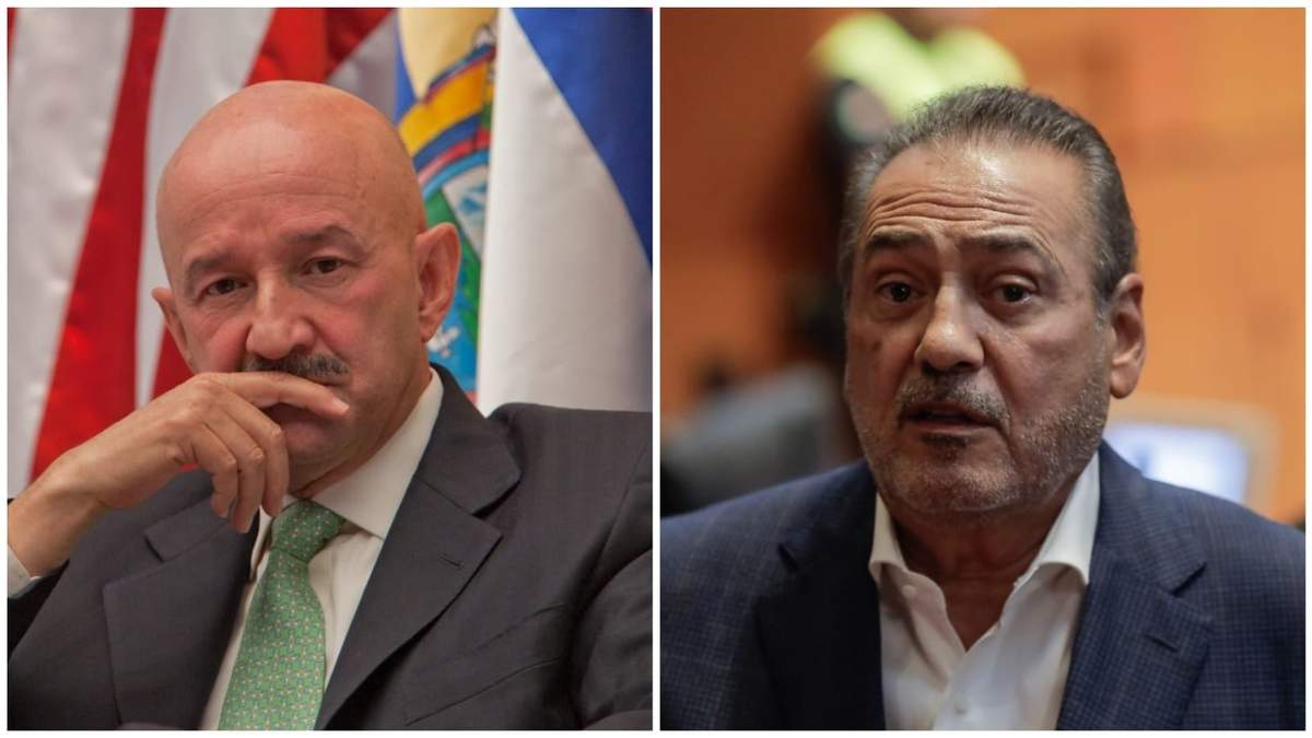 Los priistas Carlos Salinas de Gortari y Mario Fabio Beltrones