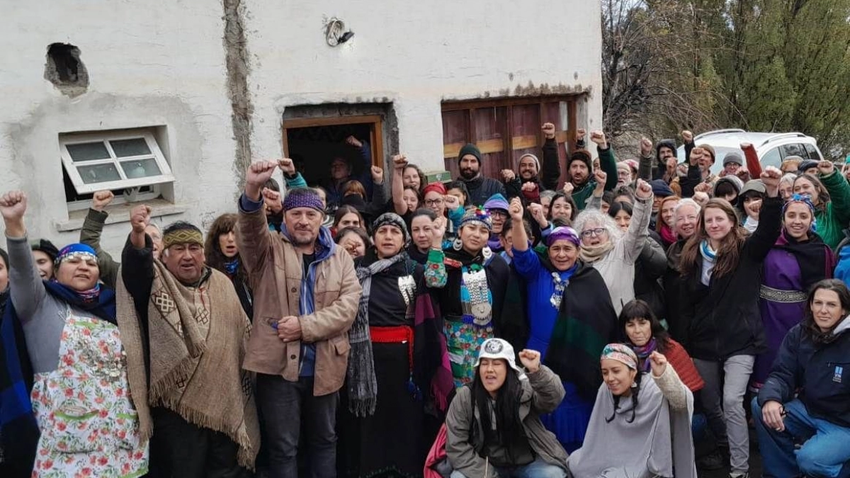 Referentes mapuches se reunieron en Bariloche. Fuente: (Facebook)