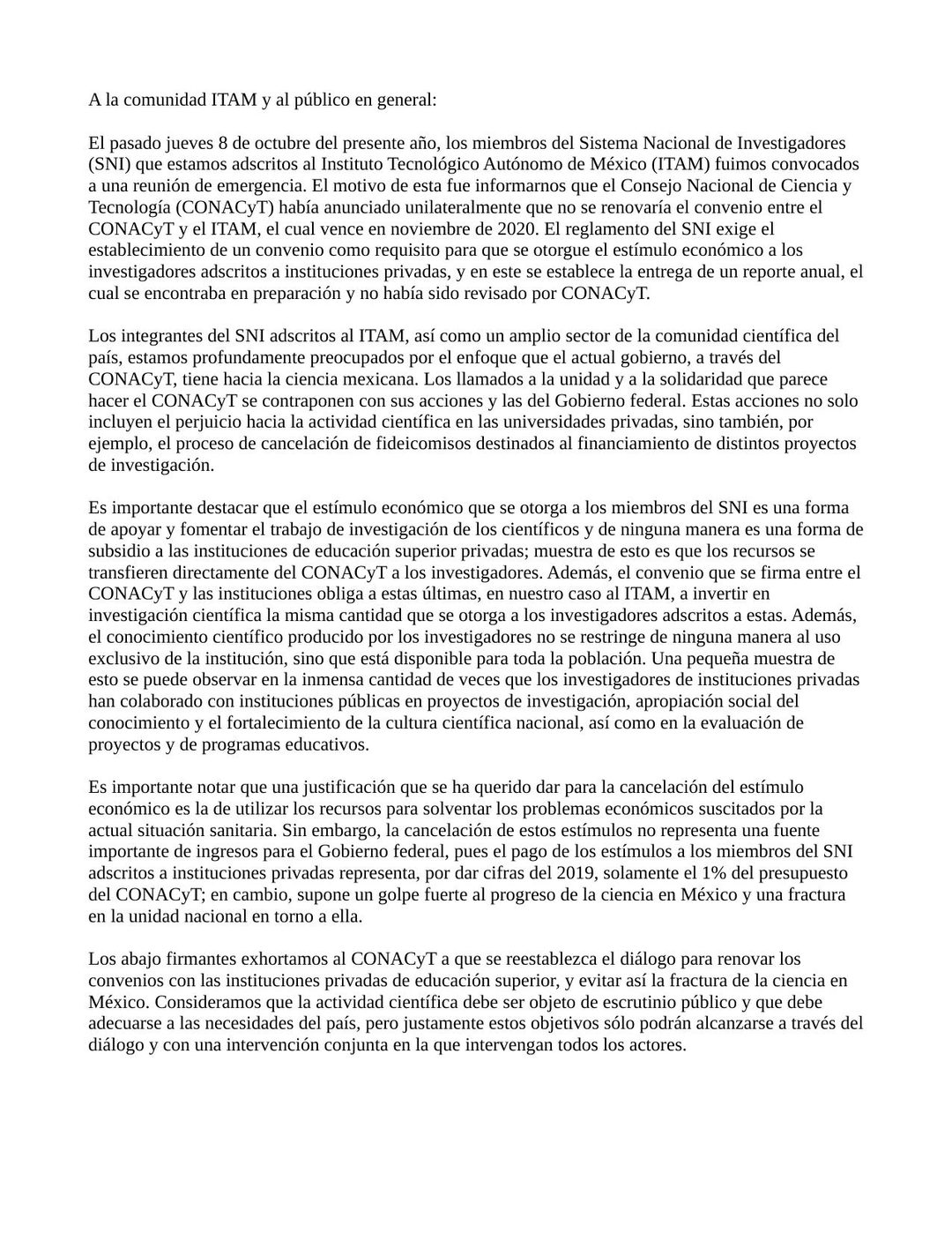 carta itam sni