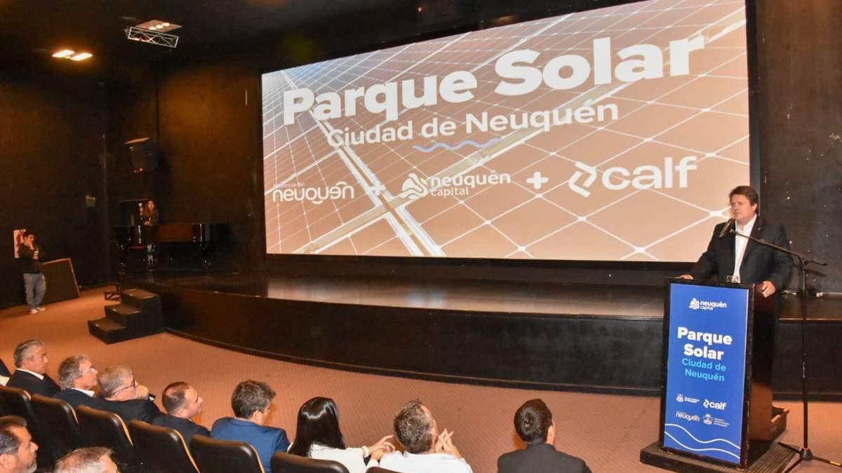 Desde Calf aseguraron que el parque será fundamental para fijar tarifas eléctricas locales y lograr la independencia del sistema energético nacional. Fuente: (X).