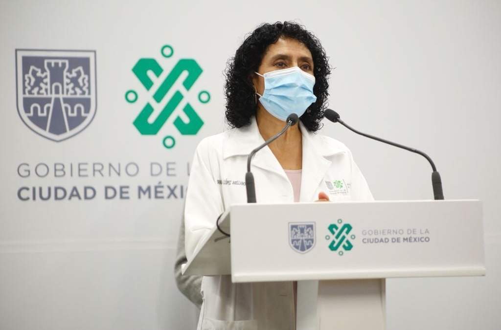 La secretaria de Salud capitalina, Olivia López Arellano.
