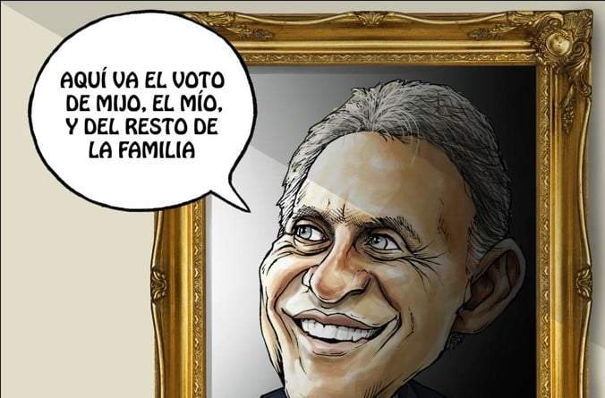 Vista previa del cartón "El voto útil", de José Antonio Rodríguez