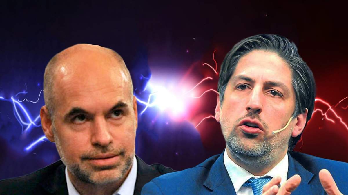 Nicolás Trotta contra Horacio Rodríguez Larreta. Fuente: (Minuto Neuquén)