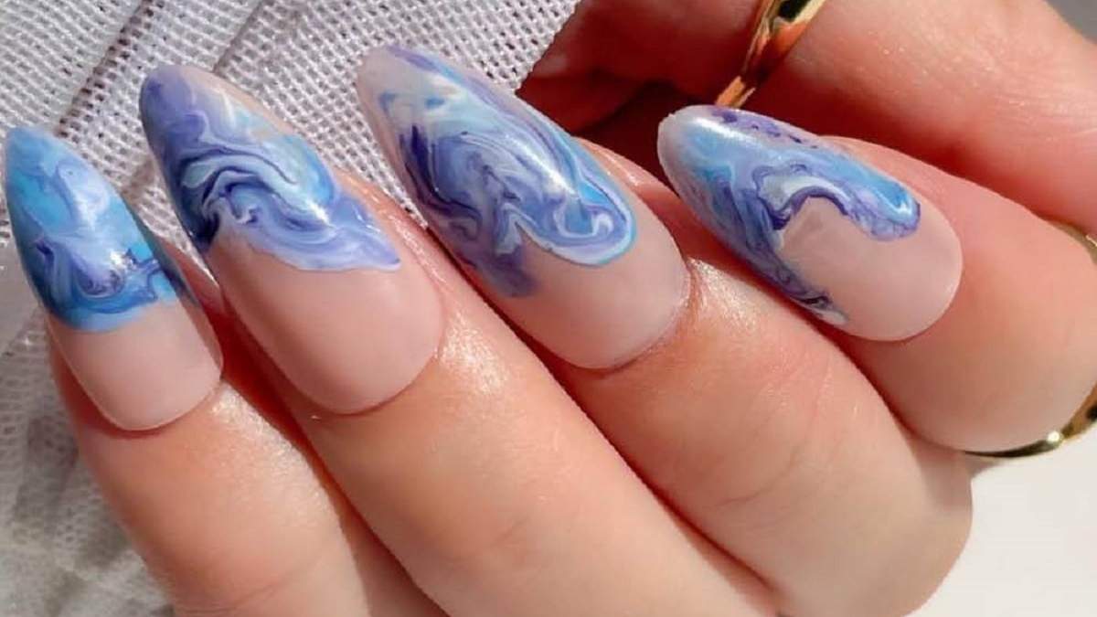 Diseños de Nail Art paisajistas. Fuente: (X)