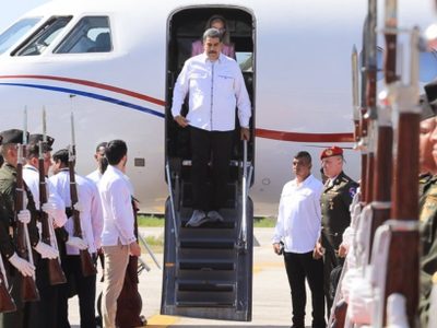 EU confisca el avión de Nicolás Maduro que estaba en República Dominicana