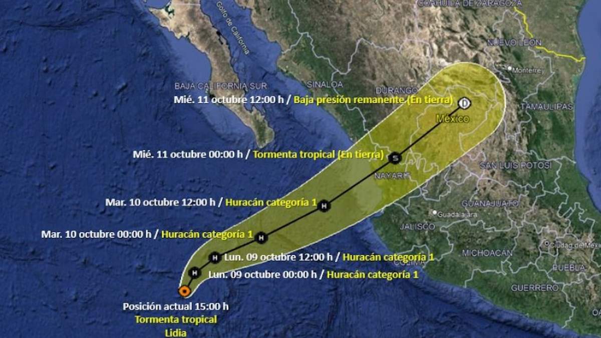 Tormenta tropical Lidia