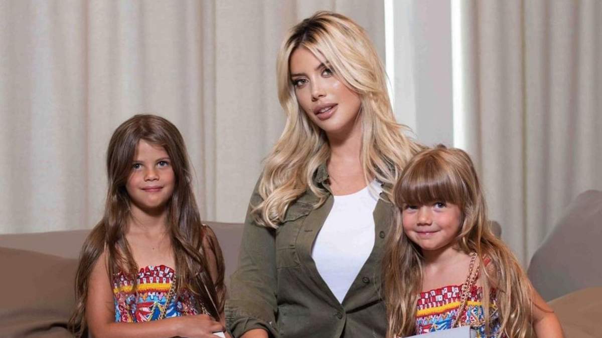 Wanda Nara, Francesca e Isabella. Fuente: (Instagram)