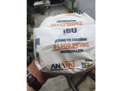 El INE valida entregas de tarjeta IBU, que promete la entrega de mil 500 pesos mensuales si gana Anaya
