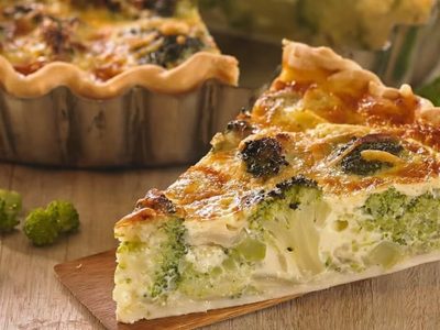 Tarta de brócoli y queso: la receta simple para que salga súper cremosa