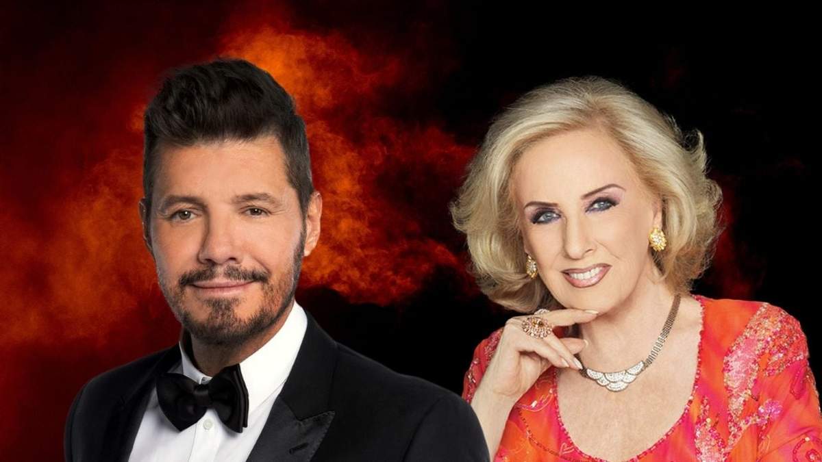 Marcelo Tinelli y Mirtha Legrand. Fuente: (Minuto Neuquén)