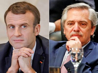 Alberto Fernández será recibido por Macron en París