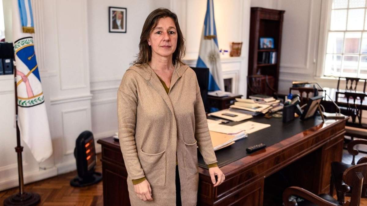 La ministra de Seguridad de la Nación, Sabina Frederic. Fuente: (Twitter)