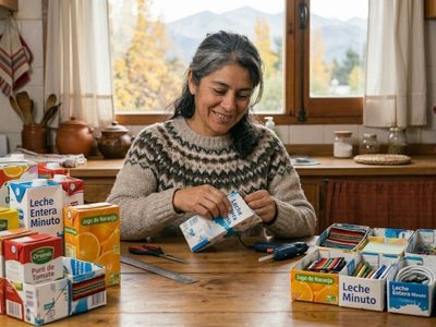 Envase Tetra Brik: el aliado inesperado para poner en orden tus cajones sin gastar un peso