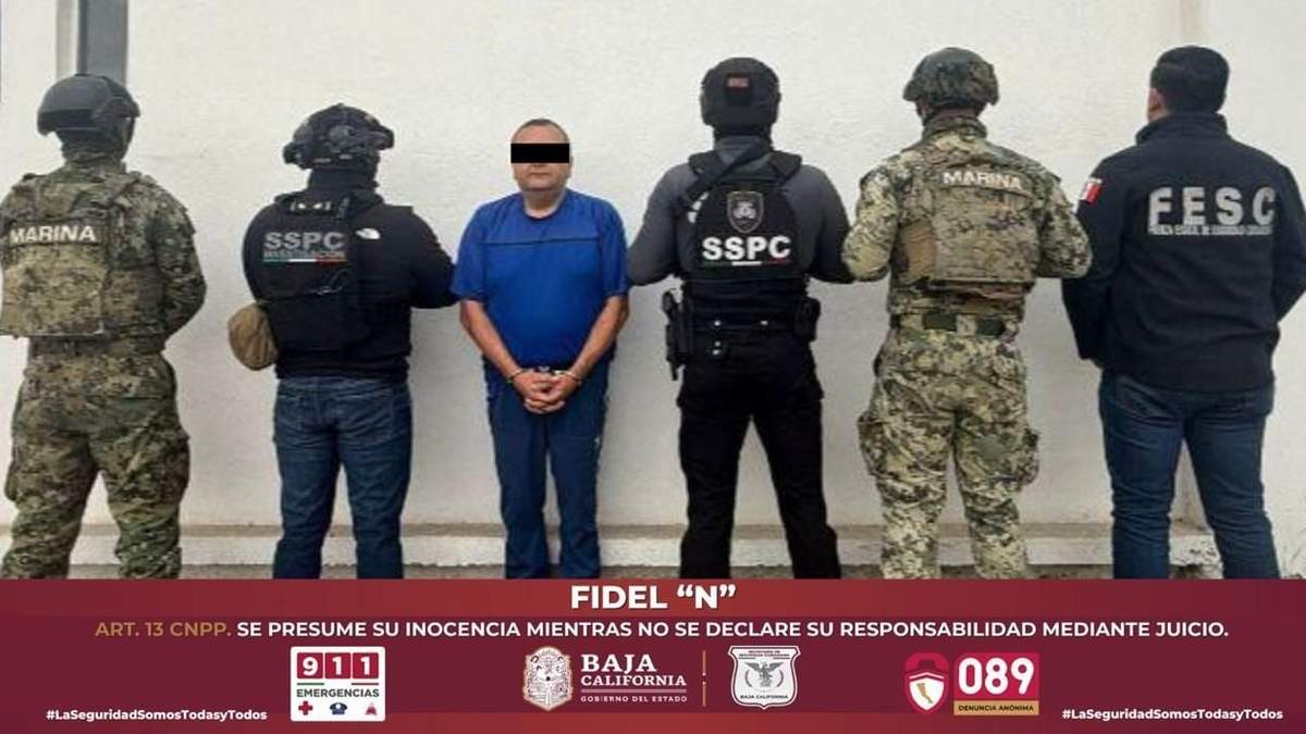 Fidel "N", detenido