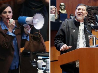 Noroña llama “carroñeros” a opositores, responde a Lilly Téllez y arremete contra Salinas Pliego
