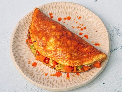 Omelette proteico con calabaza: para variar la versión real y comer lo más exquisito