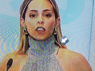 ¿Mariana Rodríguez traía apuntador en el debate? Esto es lo que dicen usuarios de redes