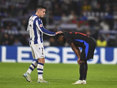 El Barcelona se estrella en visita a la Real Sociedad al caer 1-0