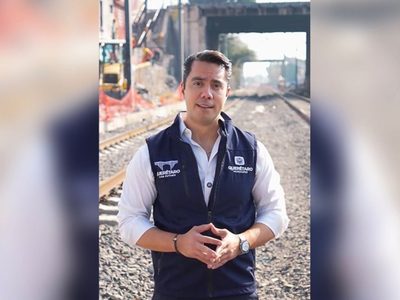 Alcalde apunta al gobierno federal ante el impacto vial por las obras del tren México-Querétaro