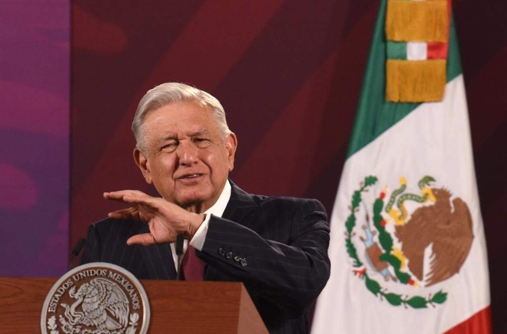 El presidente en la conferencia del 10 de marzo de 2023