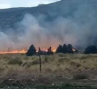 ¡Fuera de control!: fuego en Aluminé