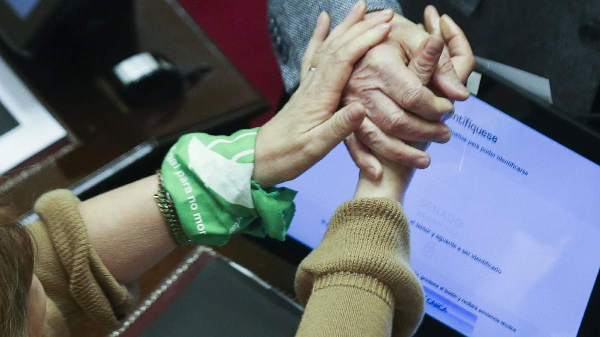 Se aprobó la Interrupción Voluntaria del Embarazo. Fuente: (Twitter)